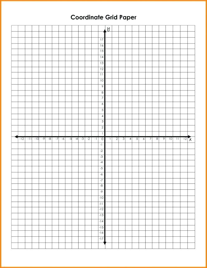 Coordinate Graph Paper With Numbers Free Printable Graph Paper