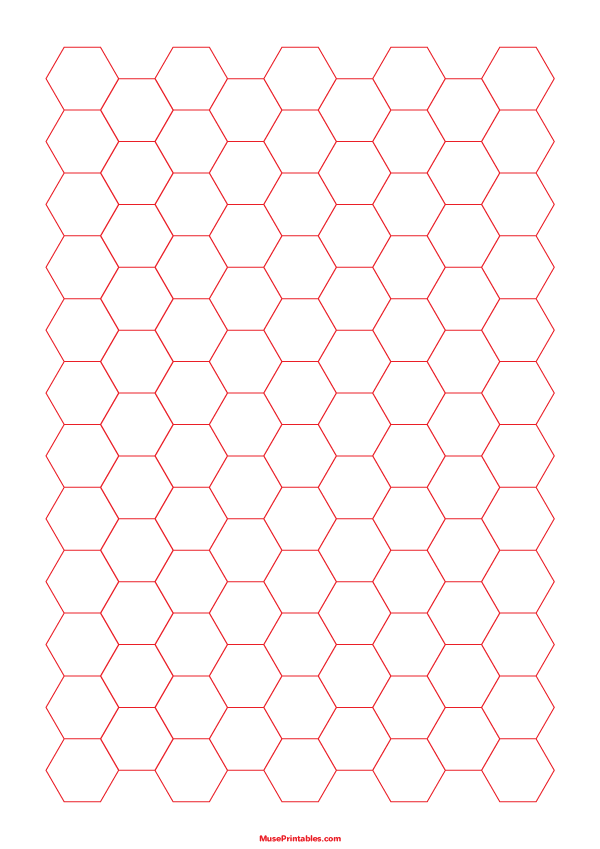 Hexagonal Grid Paper Free Printable Graph Paper