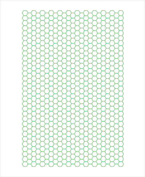 Hexagonal Graph Paper PDF