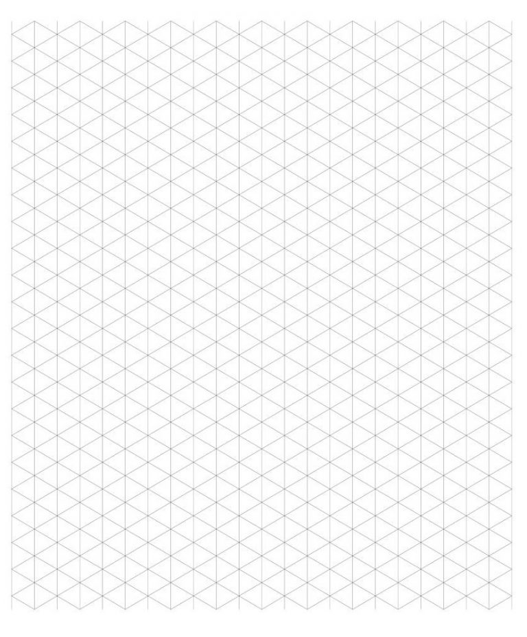 Printable Isometric Graph Paper Printable Blank World