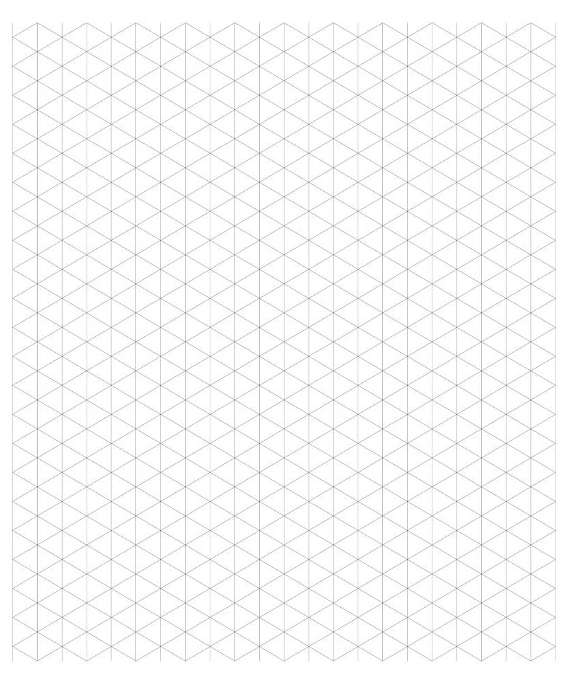4 free printable isometric graph paper template