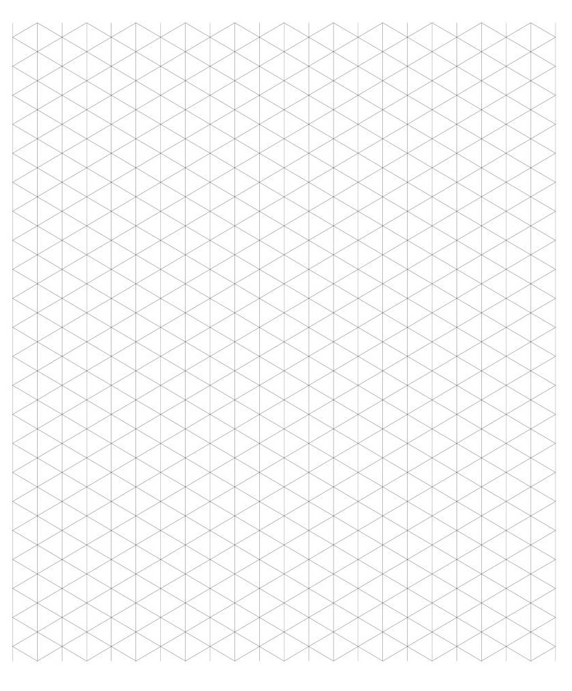 4 Free Printable Isometric Graph Paper Template In PDF