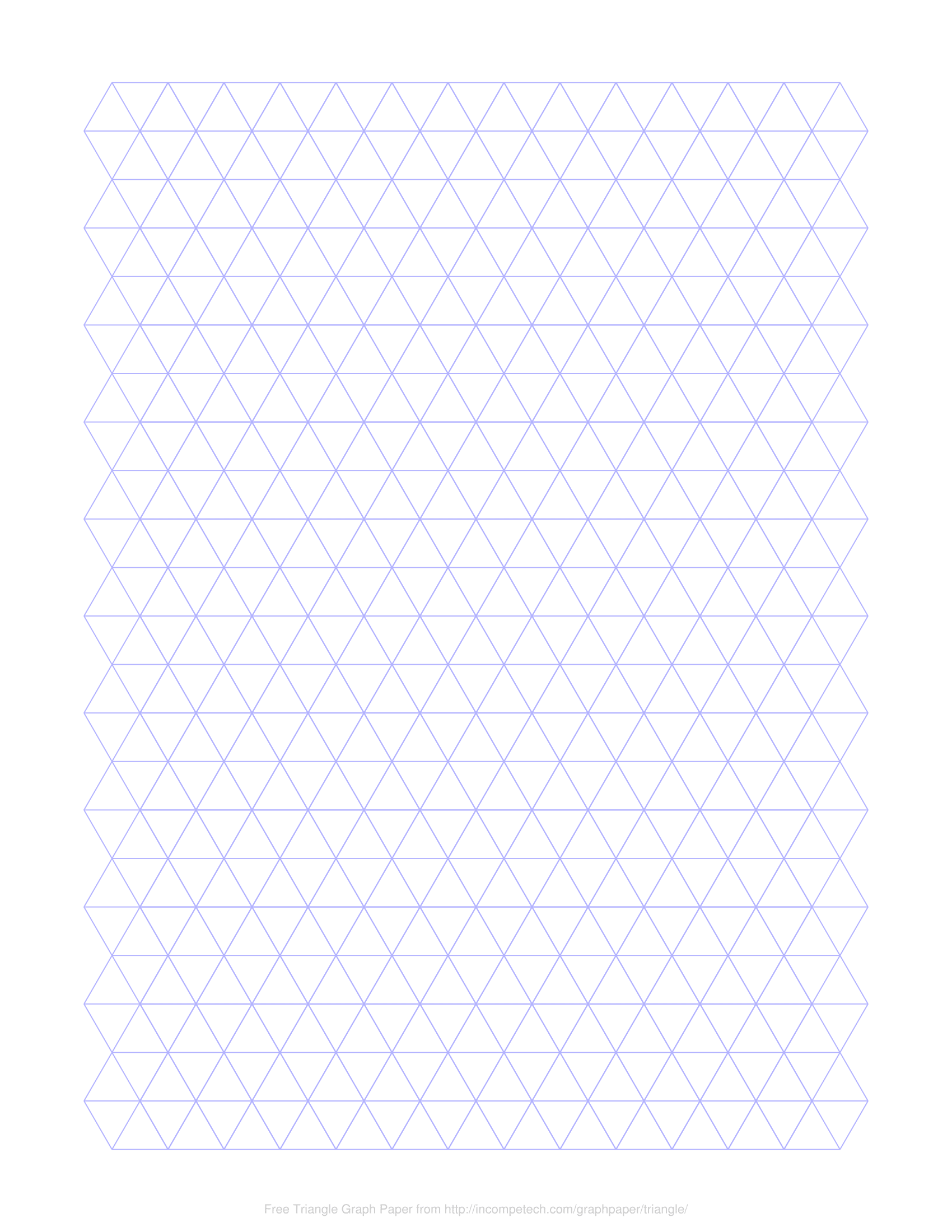 Triangle Graph Paper 